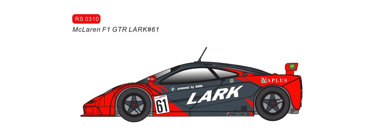 RS0310 McLaren F1 GTR LARK No.61